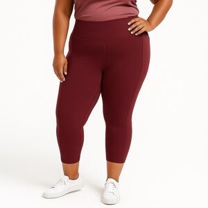 GIRLFRIEND COLLECTIVE *Discontinued* Mulberry Compressive Leggings With Pockets